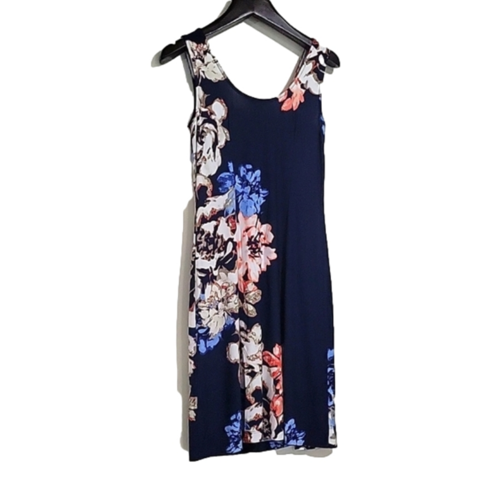 Tommy Bahama Blue Sleeveless K it Dress Sz XS - Picture 3 of 3
